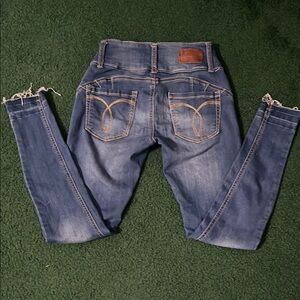 Women's Paris Blue Skinny Jeans